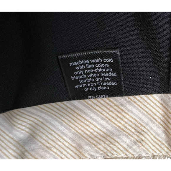 The Limited Black Dress Shorts Bermuda Women's Size 10 CASSIDY FIT Cuffed Classy - Picture 8 of 12